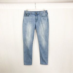 True Religion Serena Crop Skinny Jeans, Size 27, Blue